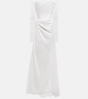 Свадебное платье из атласа и тюля , белый Vivienne Westwood