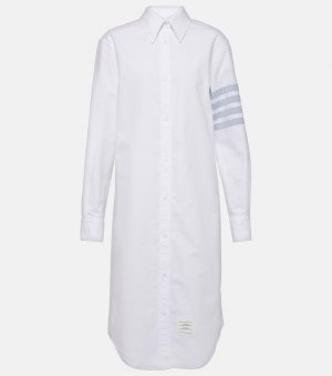 Хлопковое платье-рубашка , белый Thom Browne