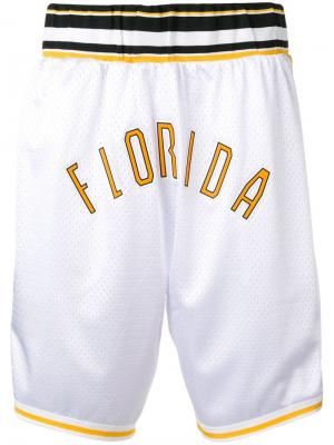 Сетчатые баскетбольные шорты Florida Faith Connexion. Цвет: белый