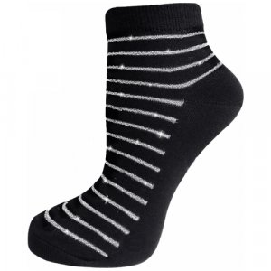 Женские носки , размер 35;36;37, серебряный, черный Opium. Цвет: серебристый/черный
