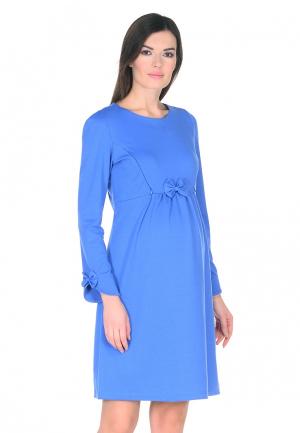 Платье Мама Мила. Цвет: голубой