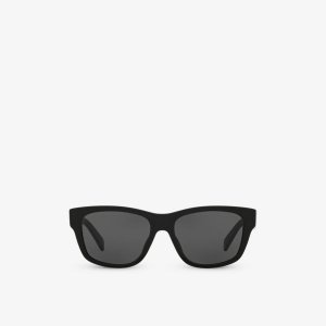 CL40249U солнцезащитные очки в неправильной оправе из ацетата Celine, черный CELINE