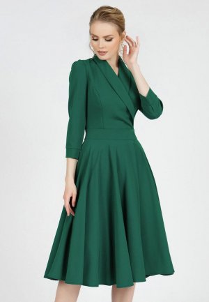 Платье Olivegrey RIZY. Цвет: зеленый
