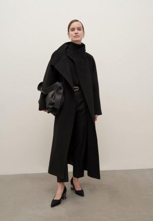 Пальто Finn Flare Exclusive on Lamoda. Цвет: черный