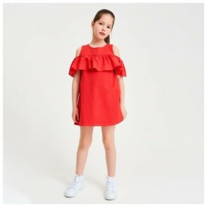 Платье , размер 28, красный Minaku. Цвет: красный