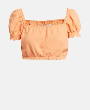 Блузка для отдыха , светло-оранжевый Abercrombie & Fitch