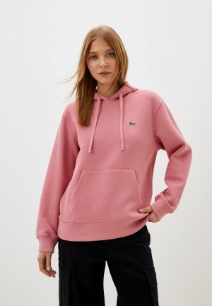 Худи Lacoste Relaxed Fit. Цвет: розовый