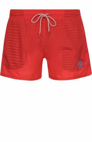 Плавки-шорты с логотипом бренда Fendi. Цвет: красный