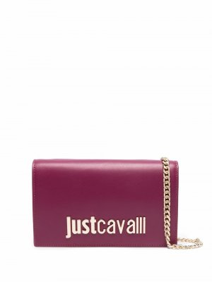 Клатч с логотипом Just Cavalli. Цвет: фиолетовый