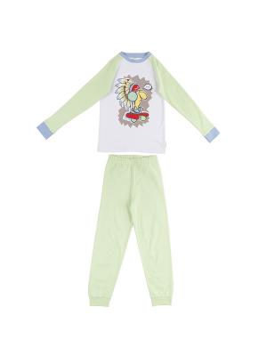Пижама для мальчика KOGANKIDS. Цвет: салатовый