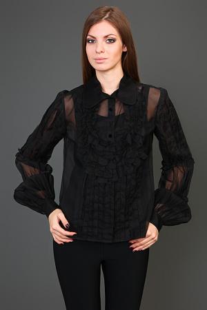 Блуза вечерняя и топ Carolina Herrera. Цвет: черный