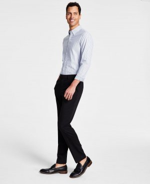 Мужские однотонные классические брюки современного кроя DKNY