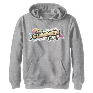 Толстовка с логотипом Summer Camp для мальчиков 8–20 лет в стиле ретро Nerf