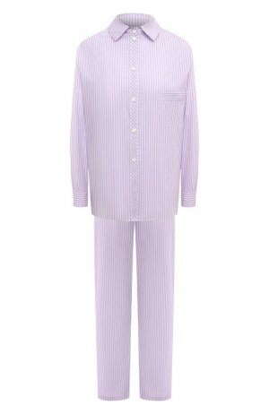 Хлопковая пижама PRIMROSE. Цвет: сиреневый