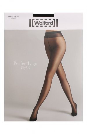 Капроновые колготки Wolford. Цвет: синий