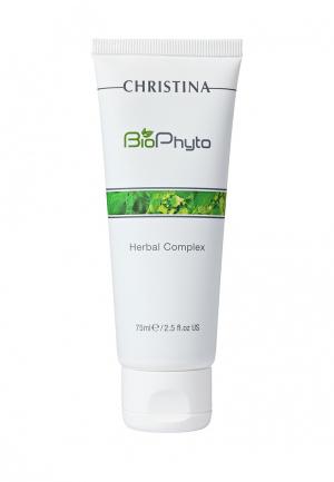 Био-фито-пилинг облегченный для домашнего использования Christina Bio Phyto - Уход за чувствительной кожей с признаками купероза 75 мл. Цвет: белый