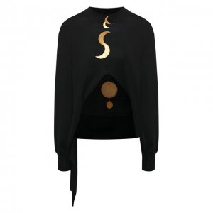 Шелковый пуловер x Paulas Ibiza Loewe. Цвет: чёрный