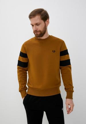 Свитшот Fred Perry. Цвет: хаки
