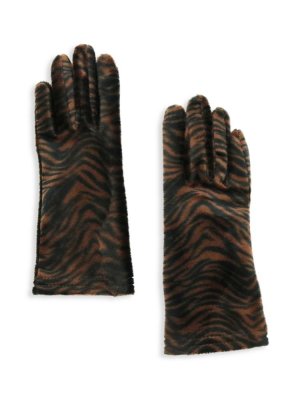 Бархатные перчатки с узо Portolano