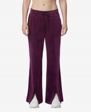 Женские бархатные брюки полной длины с вентиляцией Marc New York