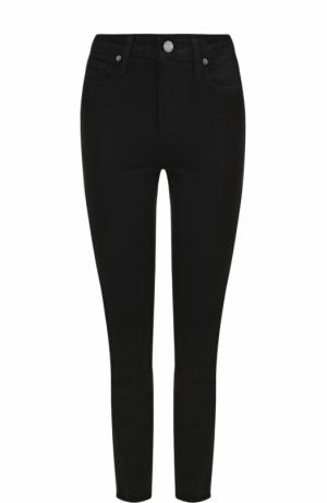 Однотонные джинсы-скинни Paige. Цвет: черный