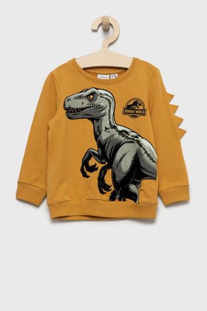 Детский свитшот Jurassic Park, желтый Name it