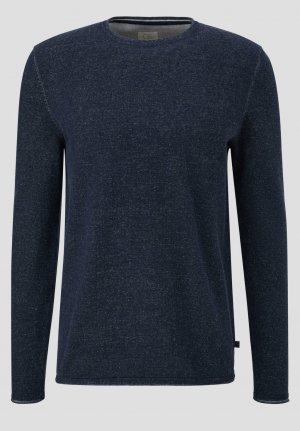 Вязаный свитер MIT ROLLSAUM , цвет tiefblau QS