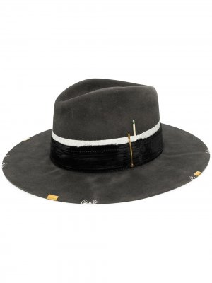 Шляпа-федора Rochas Nick Fouquet. Цвет: серый