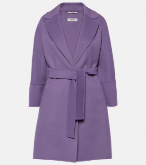 Пальто arona с запахом из натуральной шерсти 'S Max Mara, фиолетовый 'S MARA
