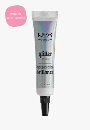 Праймер для лица Nyx Professional Makeup Glitter Primer нанесения блёсток, 10 мл. Цвет: бежевый