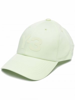 Кепка с тисненым логотипом Y-3. Цвет: зеленый