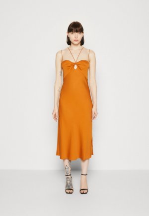 Коктейльное платье, коричневый Calvin Klein