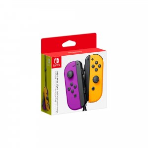 Нинтендо Джой-Кон™ (L)/(р) Неоново-фиолетовый/Неоново-оранжевый Nintendo
