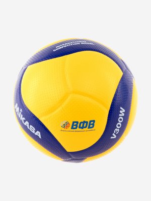 Мяч волейбольный MIKASA V300W, Желтый. Цвет: желтый