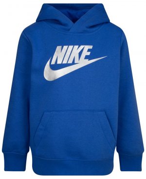 Подарочный пуловер с капюшоном металлизированного цвета , синий Nike