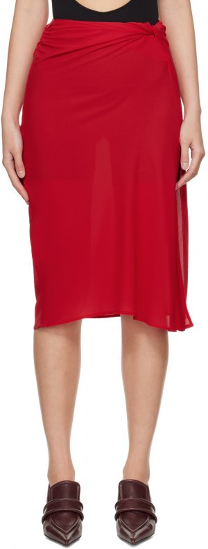 Красная юбка-миди Vela Beaufille