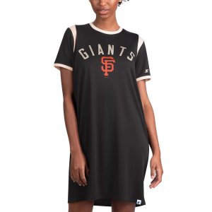 Женское черное платье-кроссовки Playoff San Francisco Giants для начинающих Starter
