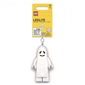 Брелок-фонарик для ключей Ghost LEGO. Цвет: белый