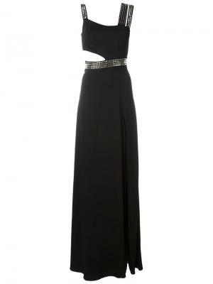 Вечернее платье Fushion Philipp Plein. Цвет: чёрный