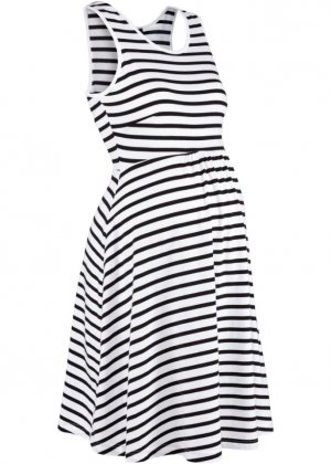 Полосатое трикотажное платье для беременных , белый Bpc Bonprix Collection