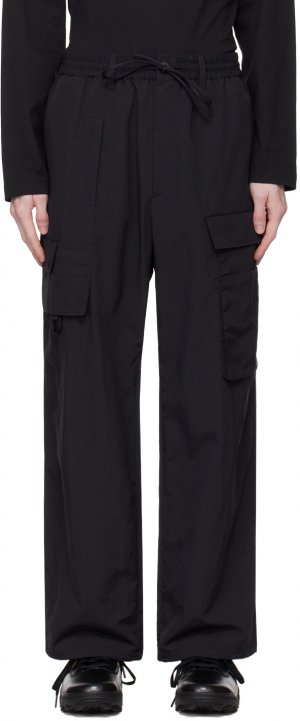 Черные жатые брюки карго Y-3