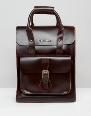 Кожаный рюкзак Dr Martens. Цвет: коричневый