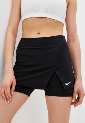 Юбка-шорты Nike W NKCT DF VCTRY SKIRT STRT. Цвет: черный