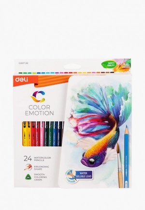 Набор карандашей Deli Color Emotion. Цвет: разноцветный
