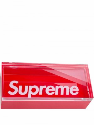 Шкатулка с логотипом Supreme. Цвет: красный