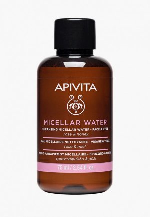 Мицеллярная вода Apivita Очищающая 75 мл. Цвет: прозрачный