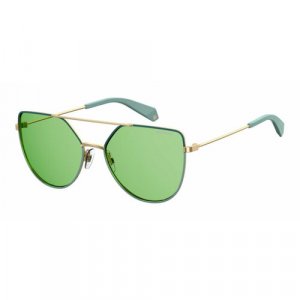 Солнцезащитные очки PLD 6057/S 1ED UC, зеленый Polaroid. Цвет: зеленый