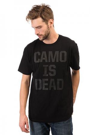 Футболка Camo Is Dead Black Neff. Цвет: черный