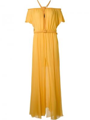 Вечернее платье Jay Ahr. Цвет: жёлтый и оранжевый