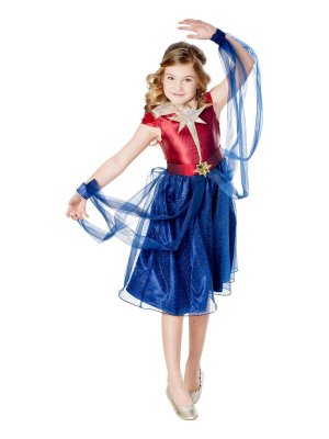 Платье для девочек «Капитан Марвел» Rubie's, мультиколор Rubie's